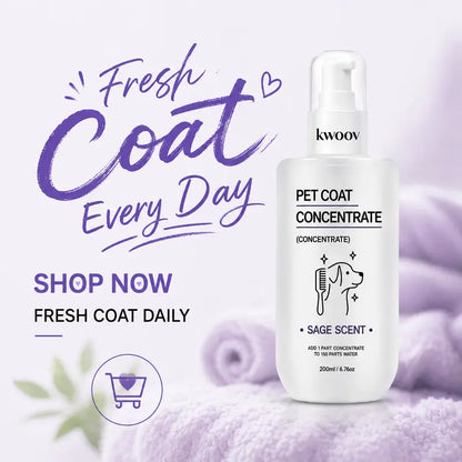 Stop Bathing Your Pet so Often – Waterless Concentrated Dog Grooming Spray with Silk Protein & Keratin, No-Rinse Coat Conditioner That Refreshes Fur, Softens Coat and Helps Eliminate Odors, Makes 67.6 Fl Oz