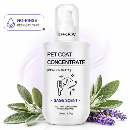 Stop Bathing Your Pet so Often – Waterless Concentrated Dog Grooming Spray with Silk Protein & Keratin, No-Rinse Coat Conditioner That Refreshes Fur, Softens Coat and Helps Eliminate Odors, Makes 67.6 Fl Oz
