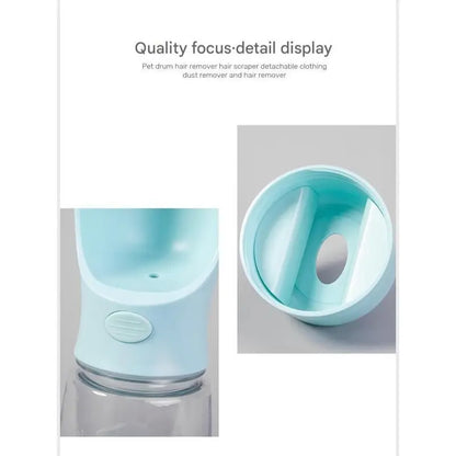 Portable Dog Water Bottle with Integrated Animal Water Bowl - Multifunctional On-The-Go Pet Hydration, Feeding Accessory for Dogs