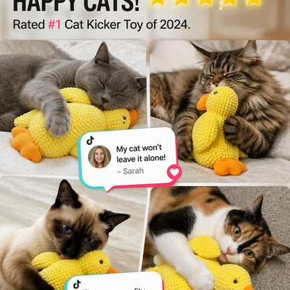 UQIOZ Plush Catnip Toy - Interactive Chew-Resistant Wand with Crinkle Sound for Engaging Play and Teething Relief for Cats
