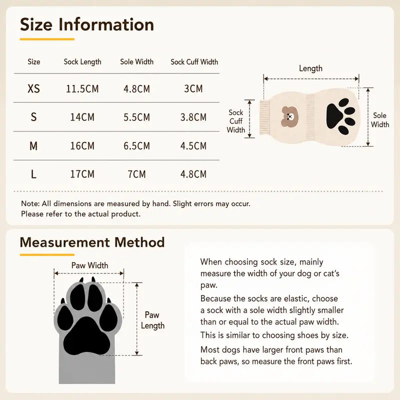 Dog Paw Protectors - 4-Piece Silicone Set with Anti-Slip Grip for Enhanced Outdoor Safety of Dogs and Puppies