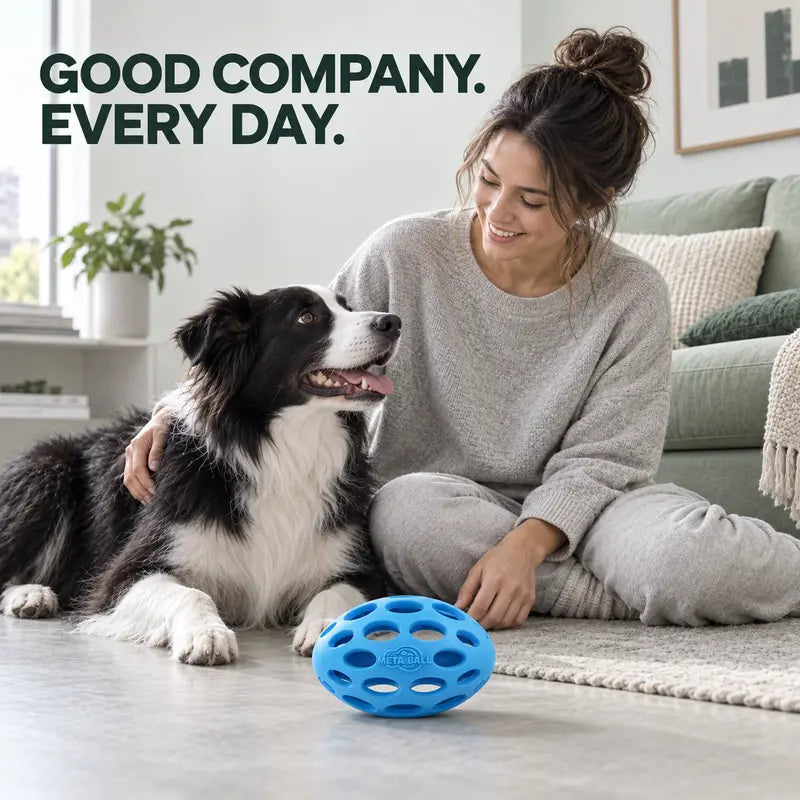 Durable Rubber Interactive Dog Ball Toy - Shake-Activated Sound Enrichment Toy for All Breeds, Encourages Activity, Offers Fetch Fun, Fruit Print Design