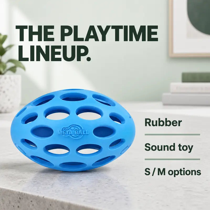 Durable Rubber Interactive Dog Ball Toy - Shake-Activated Sound Enrichment Toy for All Breeds, Encourages Activity, Offers Fetch Fun, Fruit Print Design