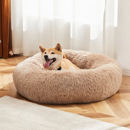 Sweetcrispy Large Dog Orthopedic Memory Foam Sofa Bed - 3-Sided Bolsters, 20.0In L X 24.0In W X 8.0In Th, Waterproof Fleece Detachable Cover, Non-Slip Base, Joint Relief, Alleviate Pressure Points, Extra Neck & Head Support, 24-48Hr Recovery Time