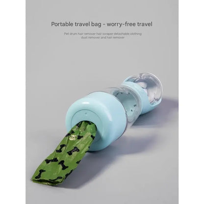 Portable Dog Water Bottle with Integrated Animal Water Bowl - Multifunctional On-The-Go Pet Hydration, Feeding Accessory for Dogs